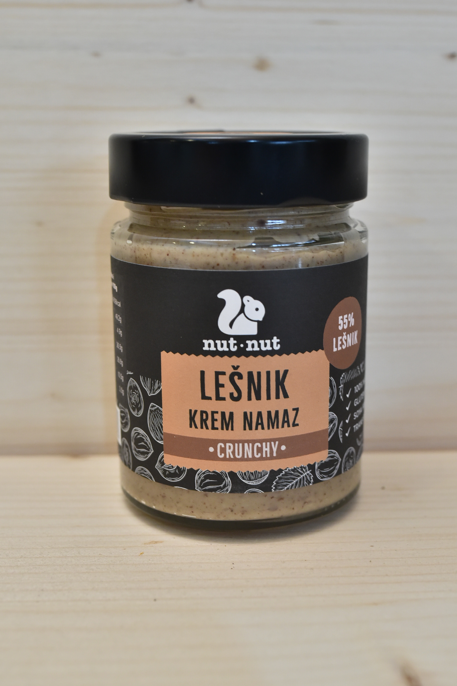 TAM_8245 LEŠNIK KREM NAMAZ CRUNCHY 300G - Slika 1